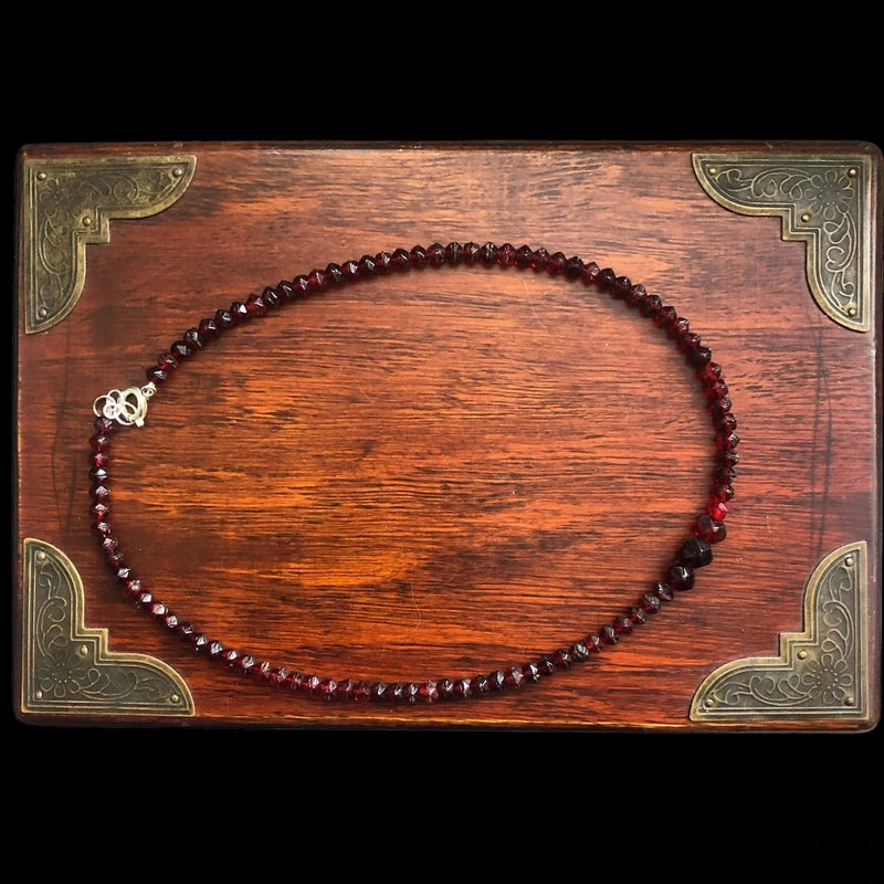 Red Vintage Beaded Necklace
