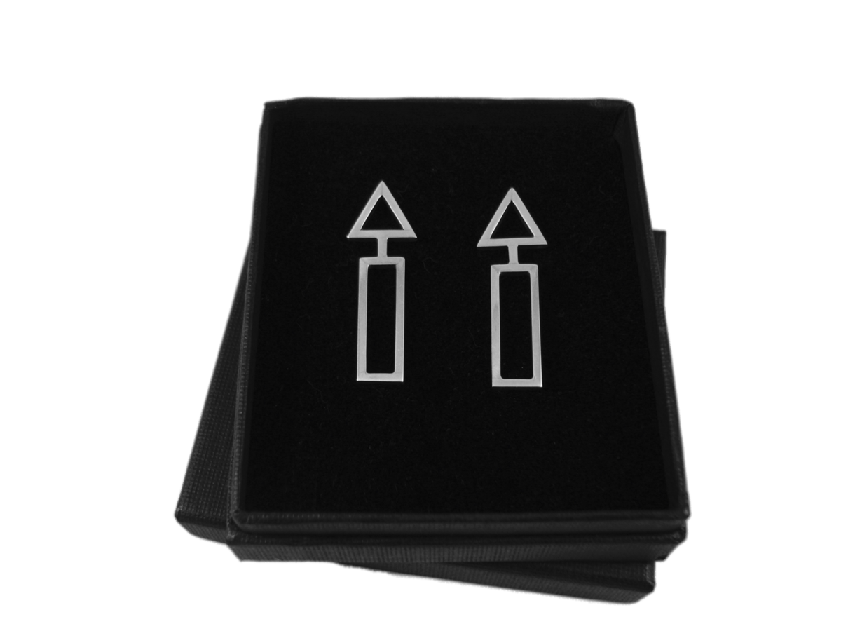 925 Silver Arrow Stud Earrings