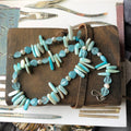 Blue Mother of Pearl, Quartz and Freshwater Pearls Beaded Necklace