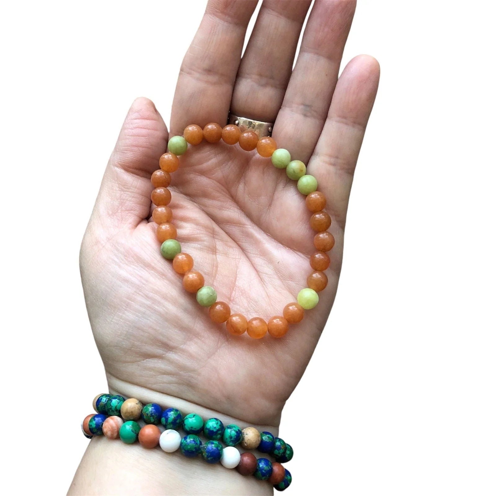 Handmade Aventurine Beaded Bracelet
