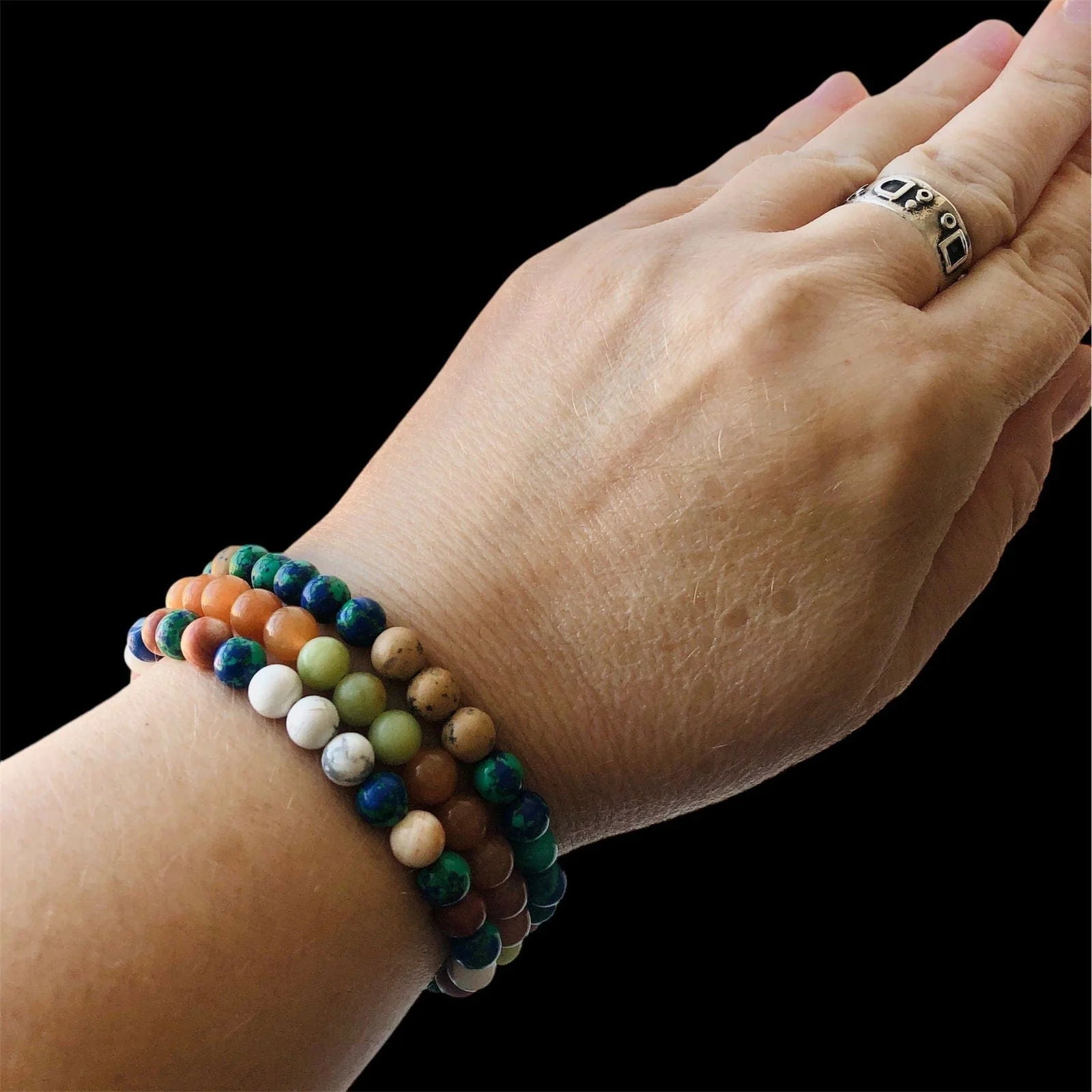 Handmade Aventurine Beaded Bracelet
