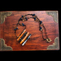 Mother of Pearl and Crystals Beaded Necklace