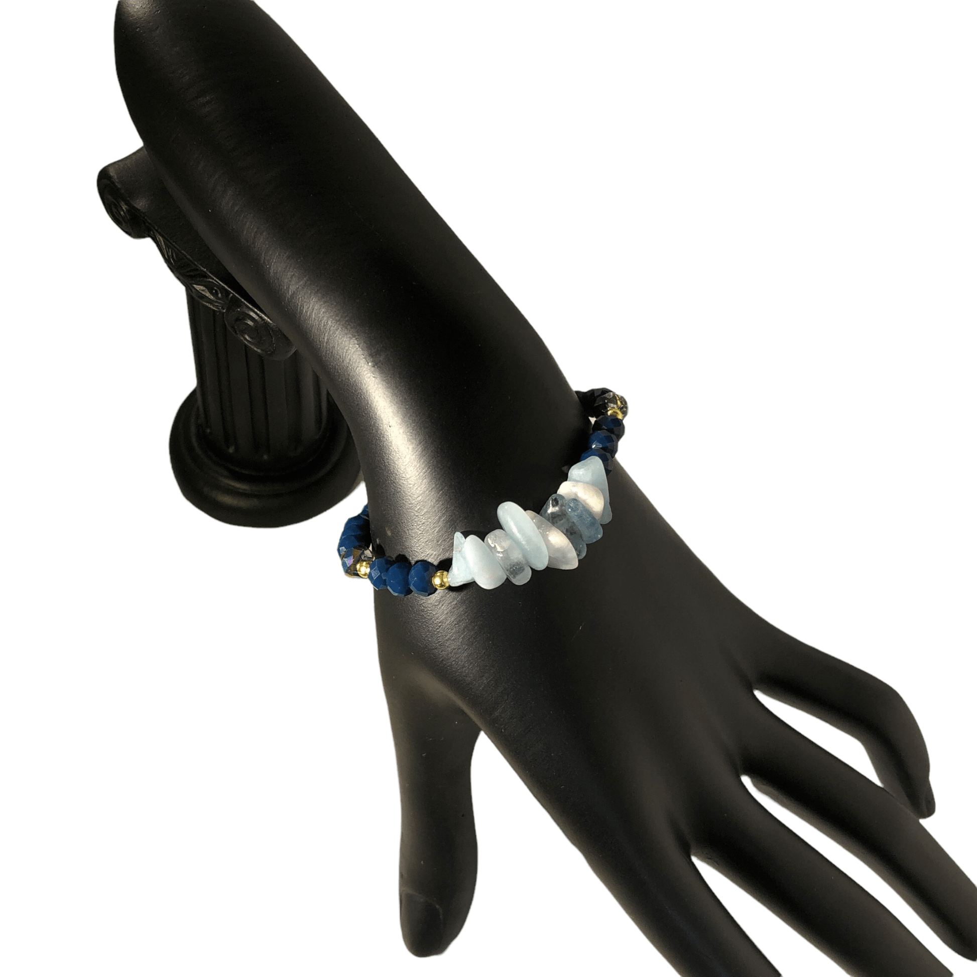 Aquamarine Beaded Bracelet KAS WARWAS