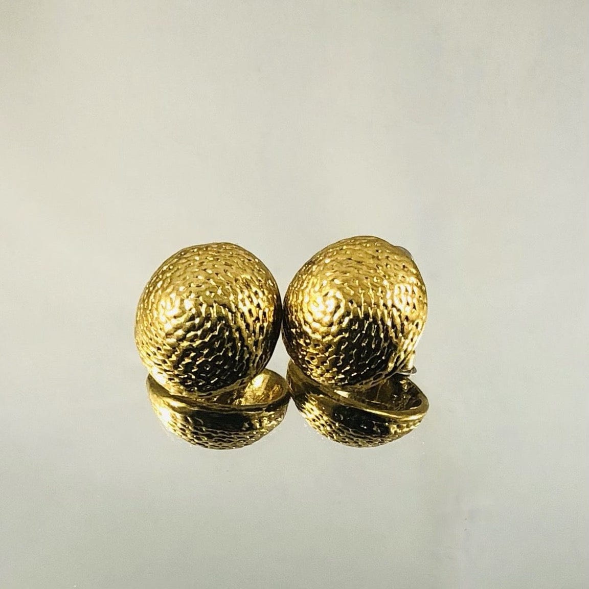 Vintage Gold Stud Earrings KAS WARWAS